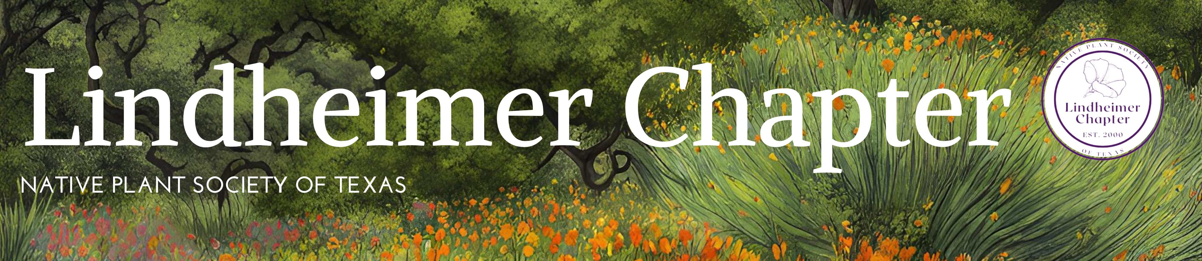 Lindheimer Chapter website banner Lindheimer Chapter website banner
